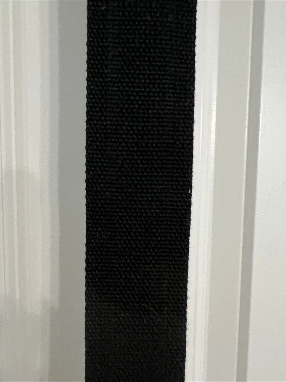 Men’s black canvas  belt